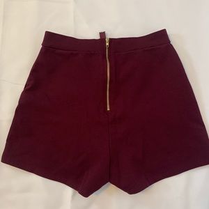 Burgundy Skort
